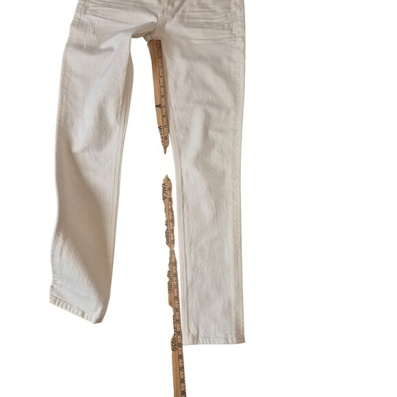 Citizens of Humanity Inga Jeans in Frappe Skinny Low/ Mid Rise Jeans White sz 25 - Picture 12 of 12